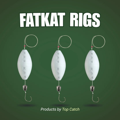 FATKAT Rig —  Pre-Tied Catfish Drift Rig for Lakes, Rivers & Bank Fishing