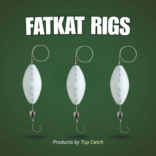FATKAT Rig —  Pre-Tied Catfish Drift Rig for Lakes, Rivers & Bank Fishing