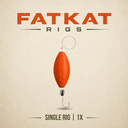 FATKAT Rig —  Pre-Tied Catfish Drift Rig for Lakes, Rivers & Bank Fishing