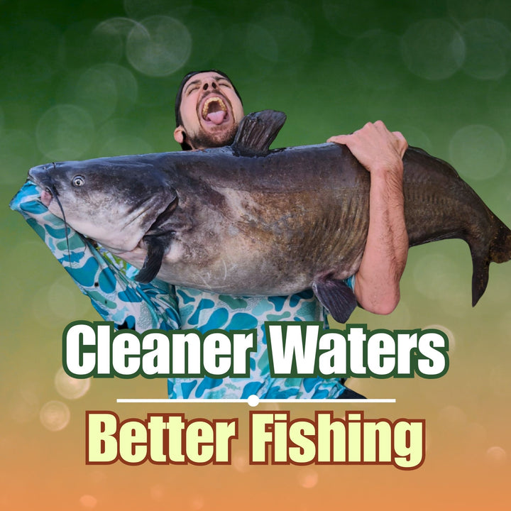 Fisherman enjoying a big catch