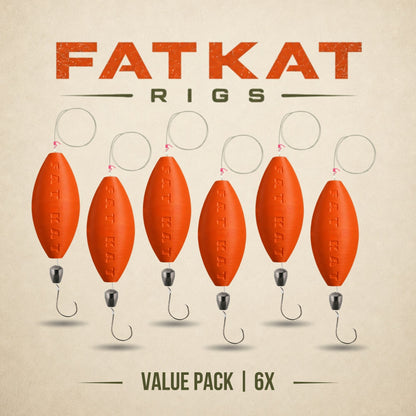 FATKAT Rig —  Pre-Tied Catfish Drift Rig for Lakes, Rivers & Bank Fishing