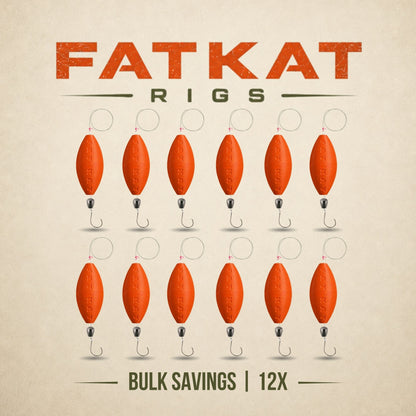FATKAT Rig —  Pre-Tied Catfish Drift Rig for Lakes, Rivers & Bank Fishing
