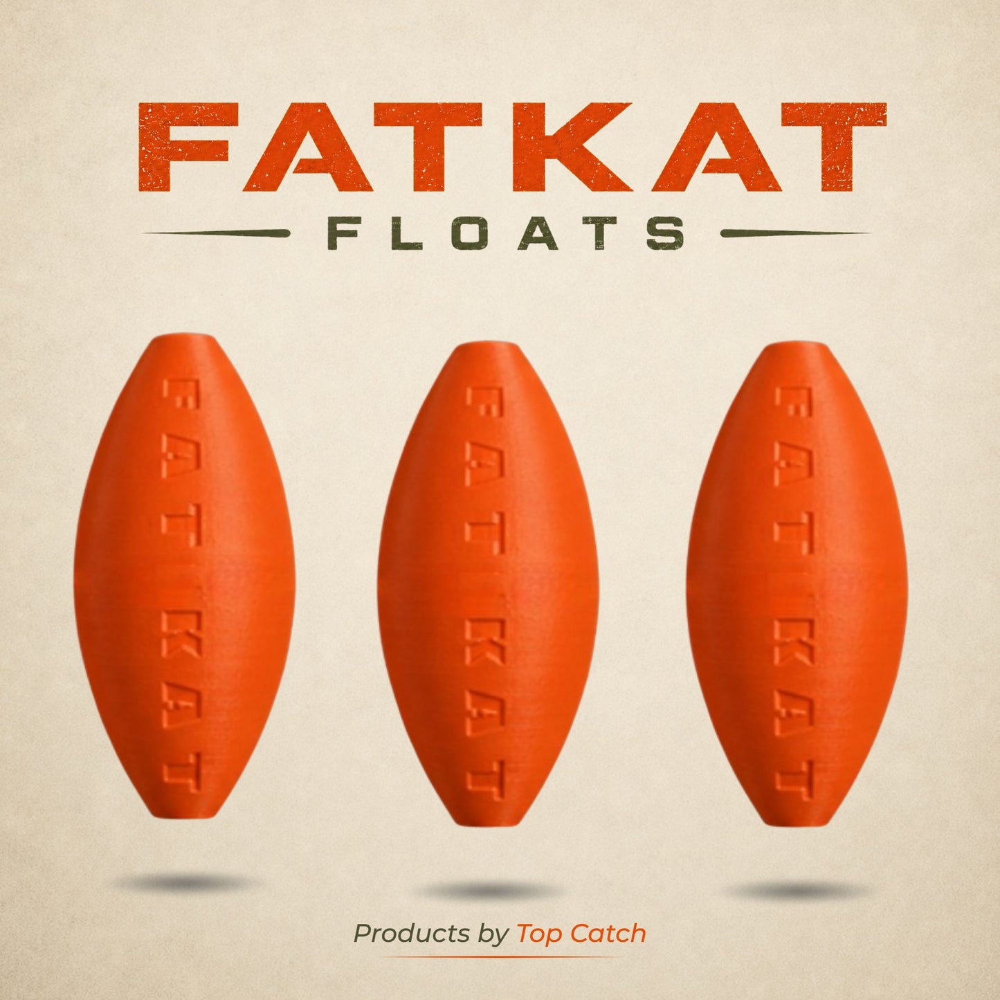 FATKAT Bobber — Large Catfish Bobber for Long Casts, No Foam