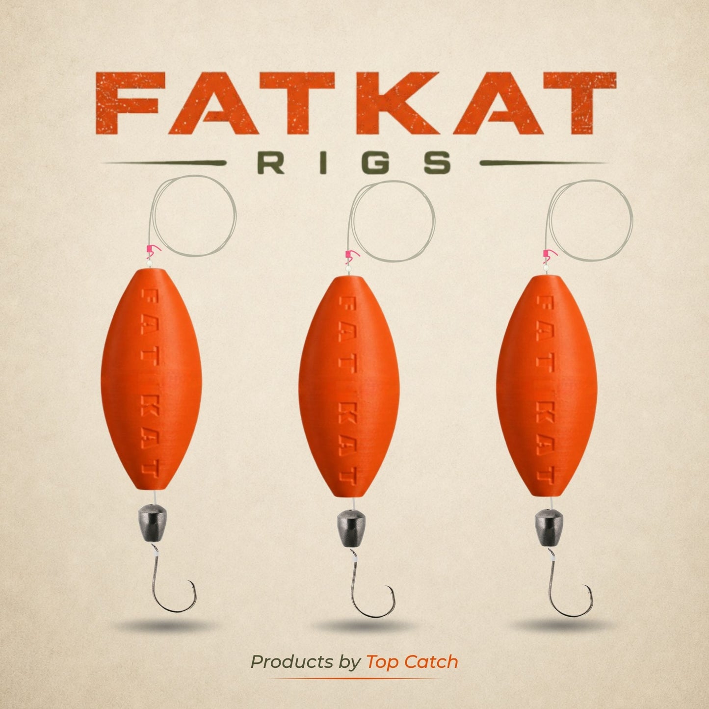 FATKAT Rig —  Pre-Tied Catfish Drift Rig for Lakes, Rivers & Bank Fishing