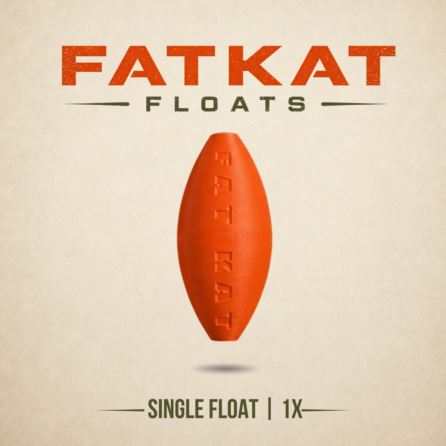 FATKAT Bobber — Large Catfish Bobber for Long Casts, No Foam