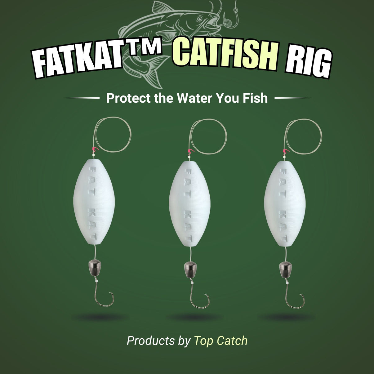 FATKAT™ Rig: Sustainable Catfish Rig for Rivers & Bank Fishing