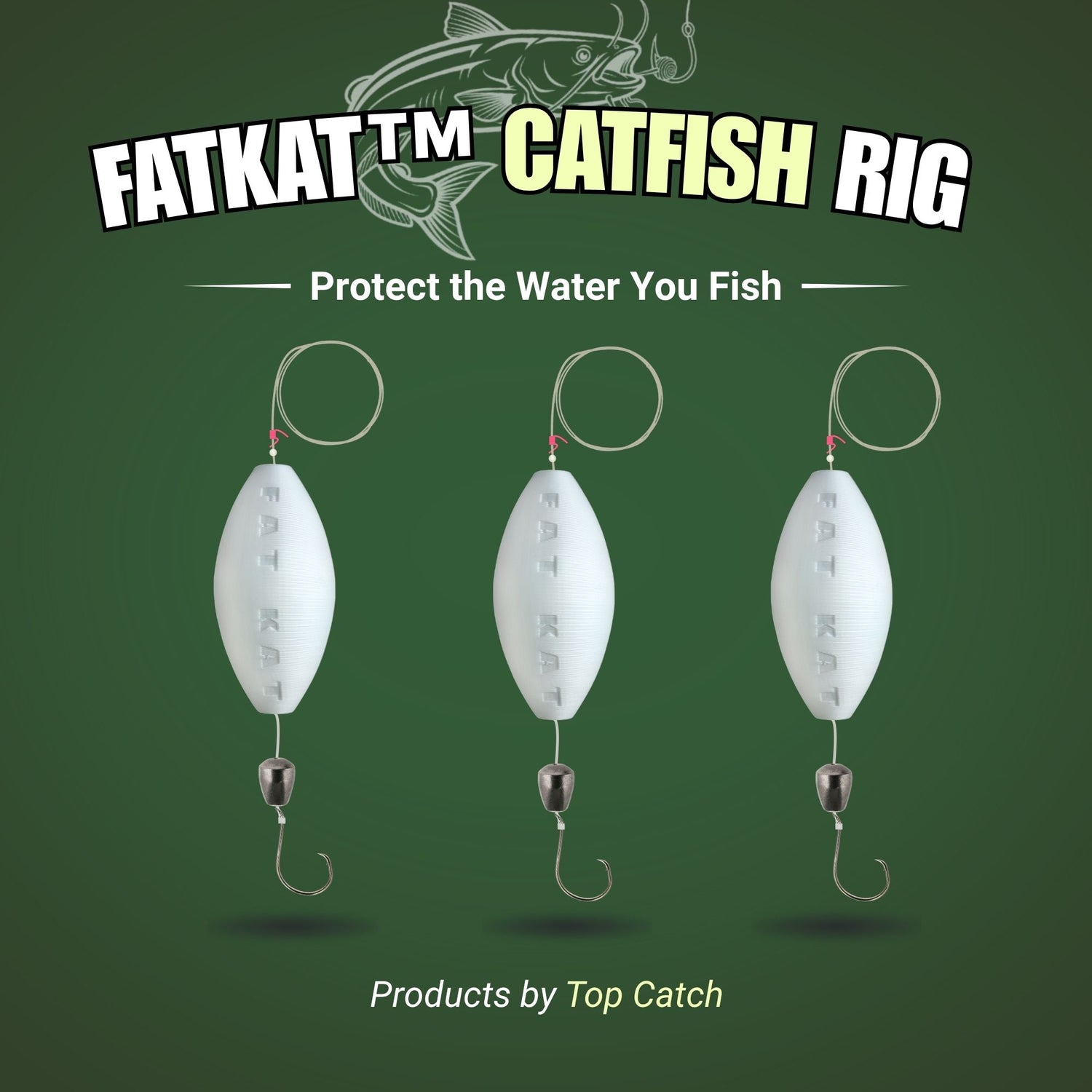The FATKAT DRIFT RIG CATFISH RIG PRODUCT IMAGE