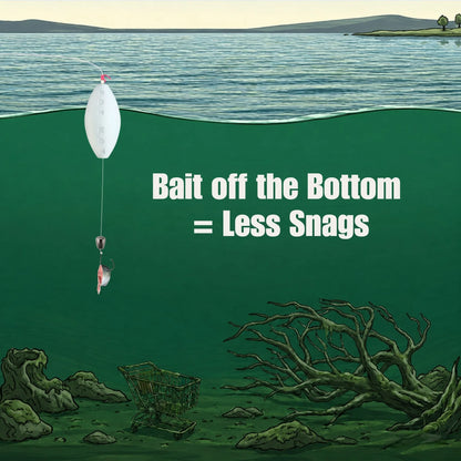 FATKAT Rig —  Pre-Tied Catfish Drift Rig for Lakes, Rivers & Bank Fishing
