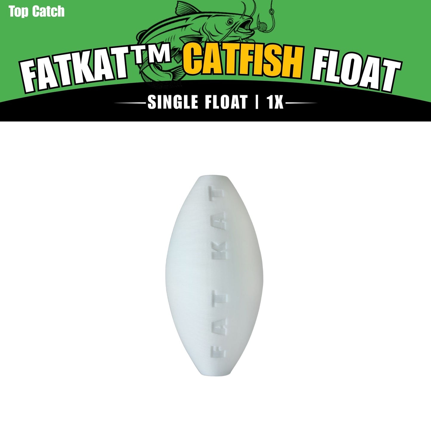 FATKAT™ Biodegradable Catfish Bobber: Best Ecofriendly Catfish Bobber