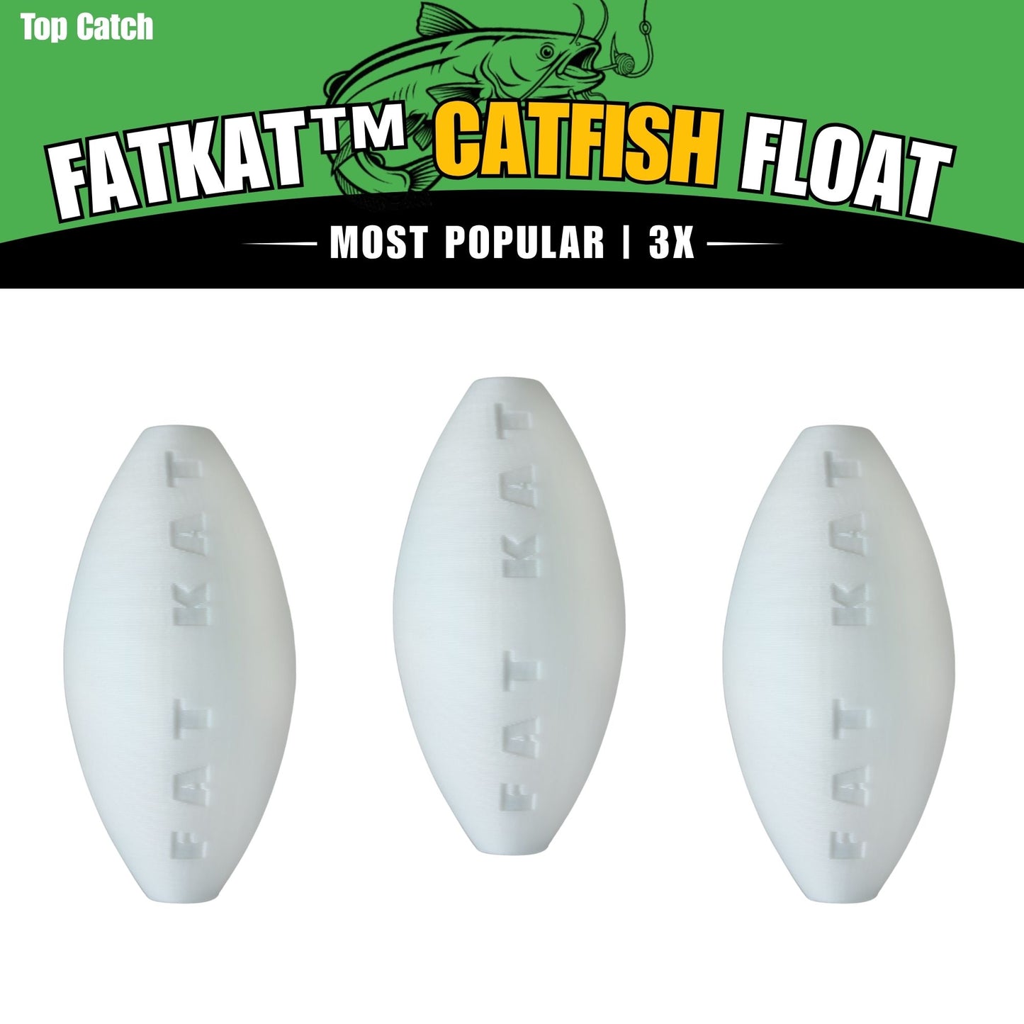 FATKAT™ Biodegradable Catfish Bobber: Best Ecofriendly Catfish Bobber