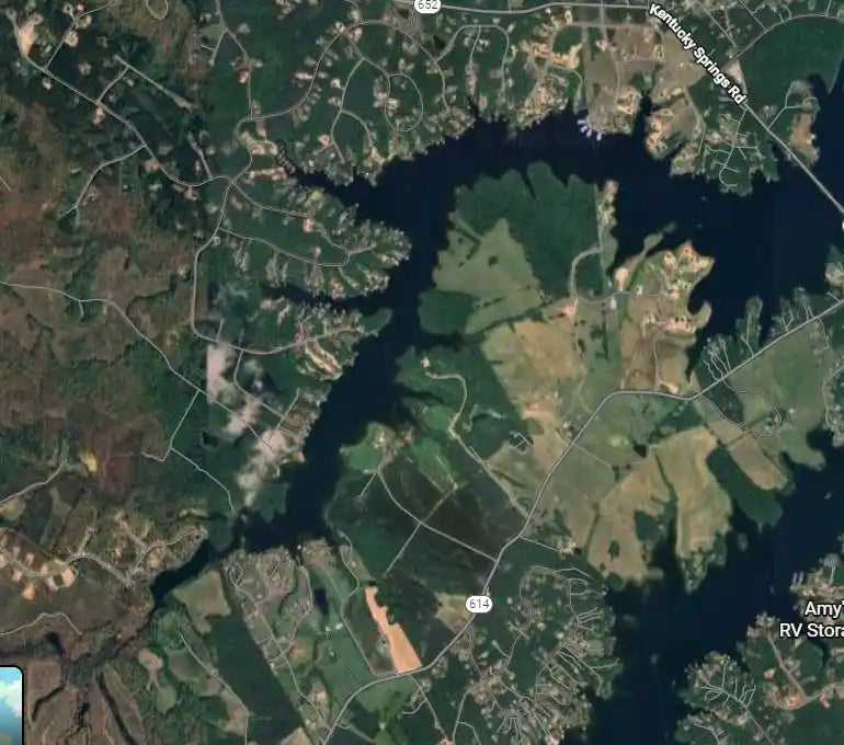 Using Google Maps to ID feeder stream drop offs and flats where channel catfish roam