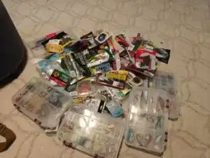 Image of wasteful fishing gear packaging