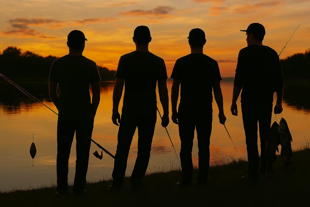 Fishermen who have chosen eco-friendly organic cotton apparel