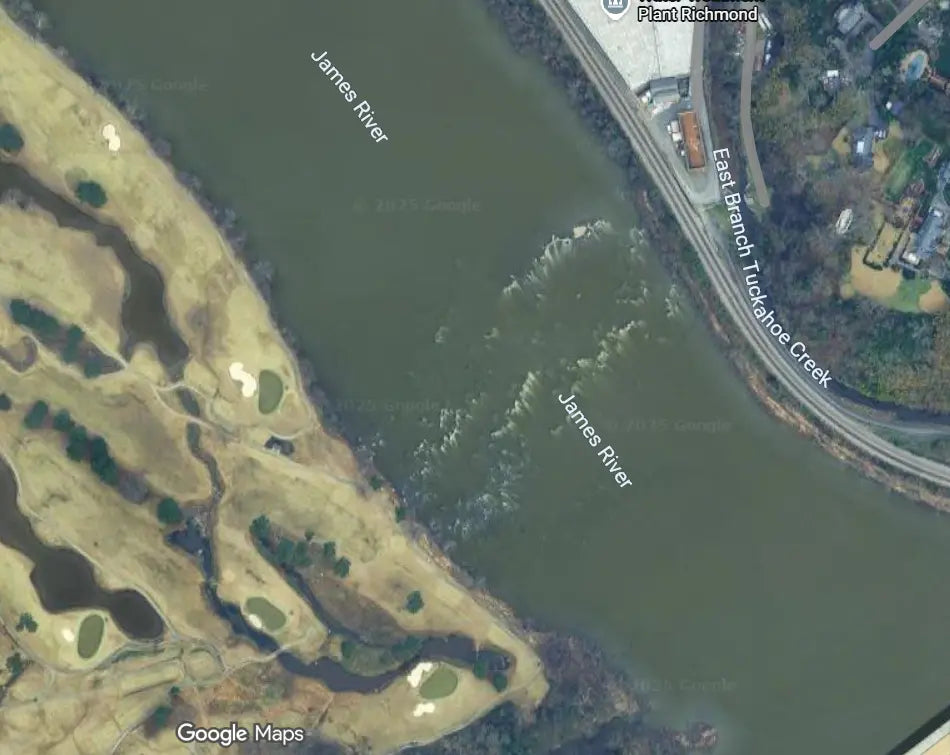 Use Google Maps to Find great flathead hiding spots